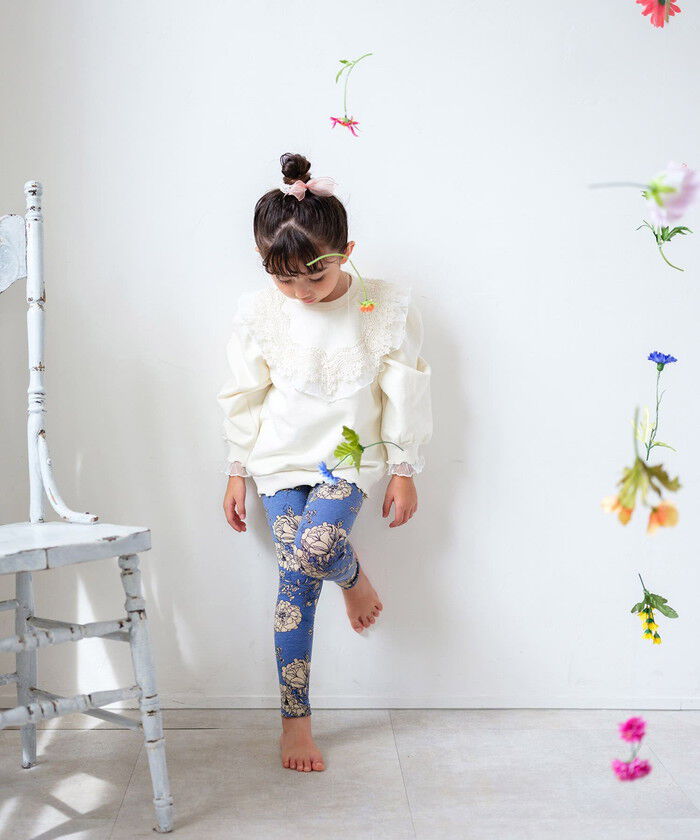 BACKYARD FAMILY「Rora 子供服 レギンス 通販 ロザミア スパッツ パンツ ズボン 花柄 女の子 女子 子供」|その他|
