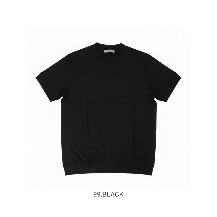 BACKYARD FAMILY「URBAN SQUARE Tシャツ 通販 半袖 メンズ オフィスカジュアル 襟高 半袖Tシャツ」|Tシャツ・カットソー|