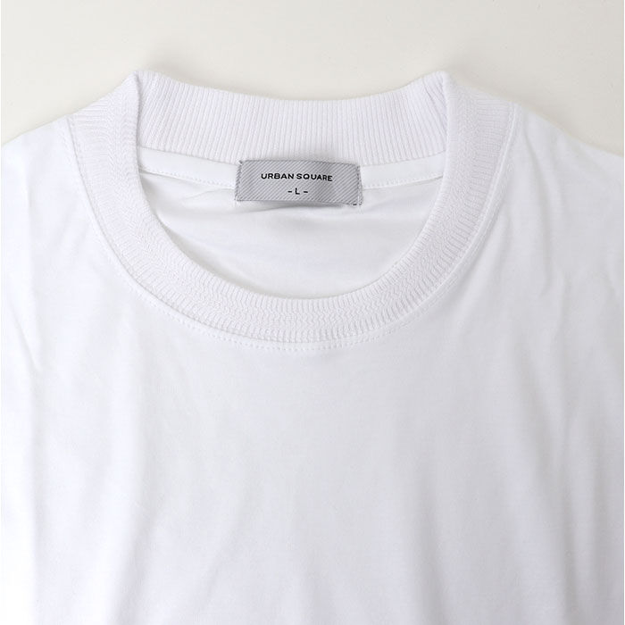 BACKYARD FAMILY「URBAN SQUARE Tシャツ 通販 半袖 メンズ オフィスカジュアル 襟高 半袖Tシャツ」|Tシャツ・カットソー|