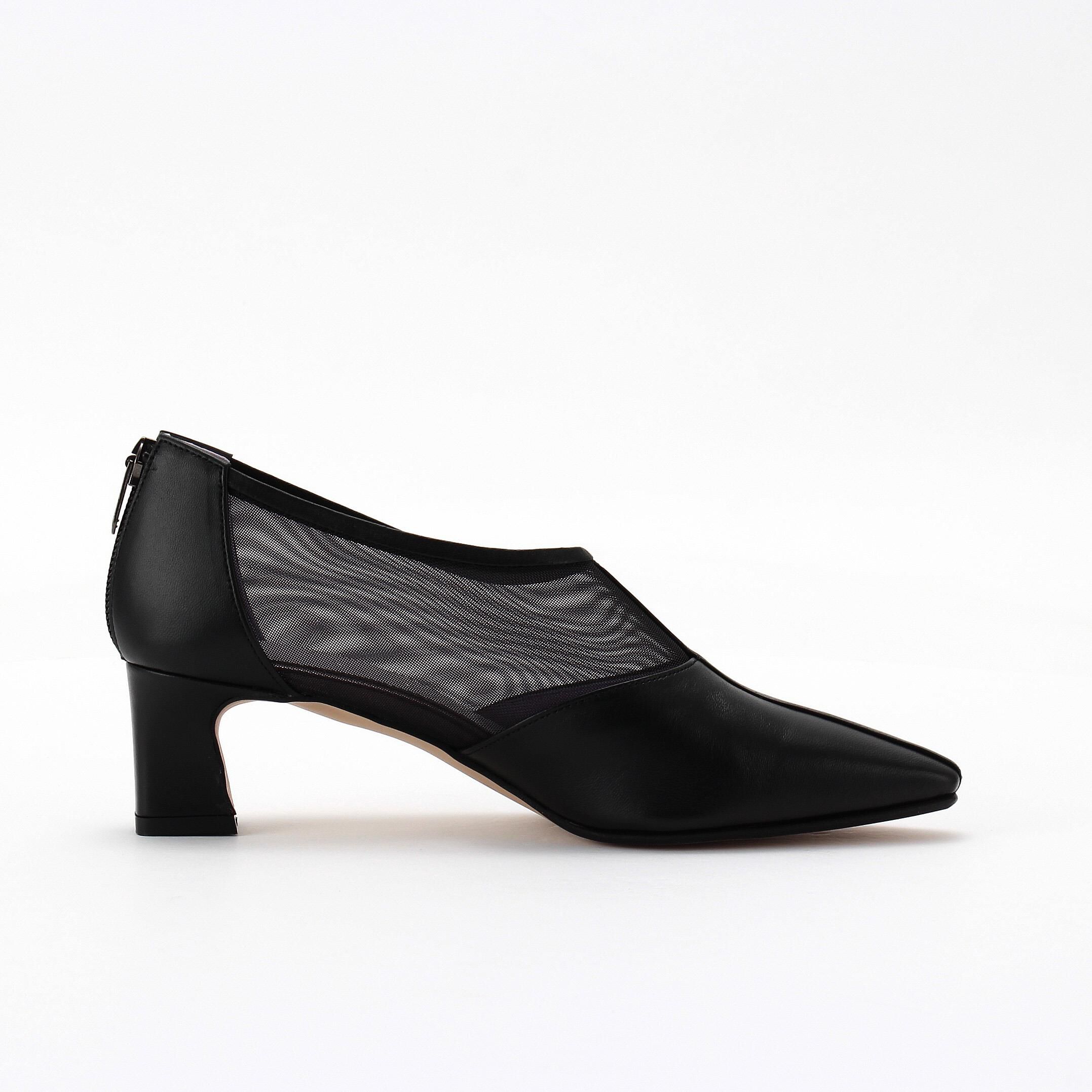 銀座かねまつ「KN260045SHPOTHBLK 【本革】シアーシューティ」|パンプス|