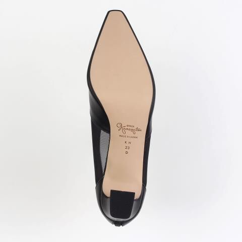 銀座かねまつ「KN260045SHPOTHBLK 【本革】シアーシューティ」|パンプス|