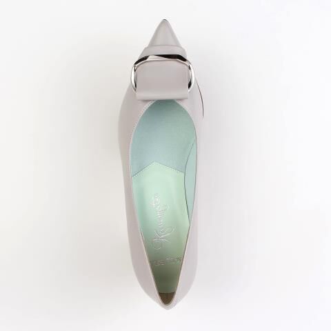 銀座かねまつ「LSDT2606SHPLGY 【本革】【防水】アクアベルパンプス」|パンプス|