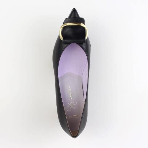 銀座かねまつ「LSDT2606SHPBLK 【本革】【防水】アクアベルパンプス」|パンプス|