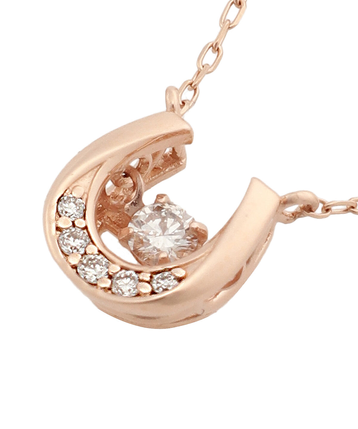 Samantha Tiara「K10 PG 馬蹄スウィングルネックレス」|ネックレス|