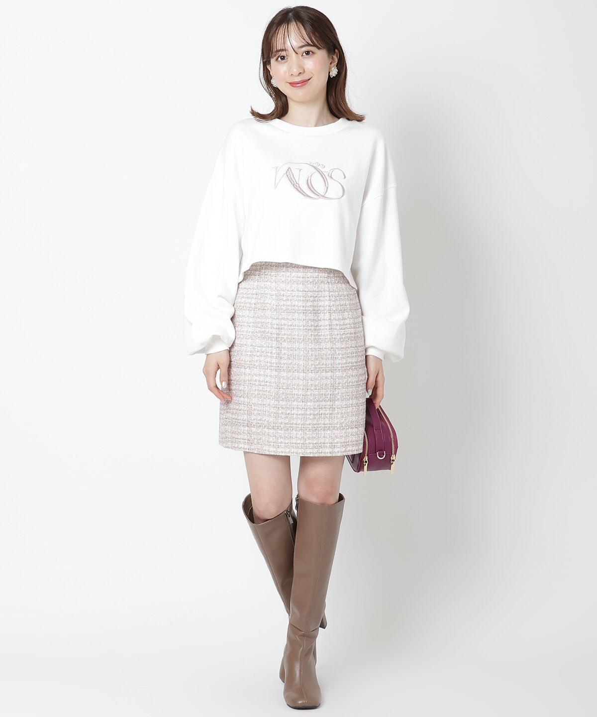 WILLSELECTION「刺繍ロゴ裏毛ミニプルオーバー」|Tシャツ・カットソー|