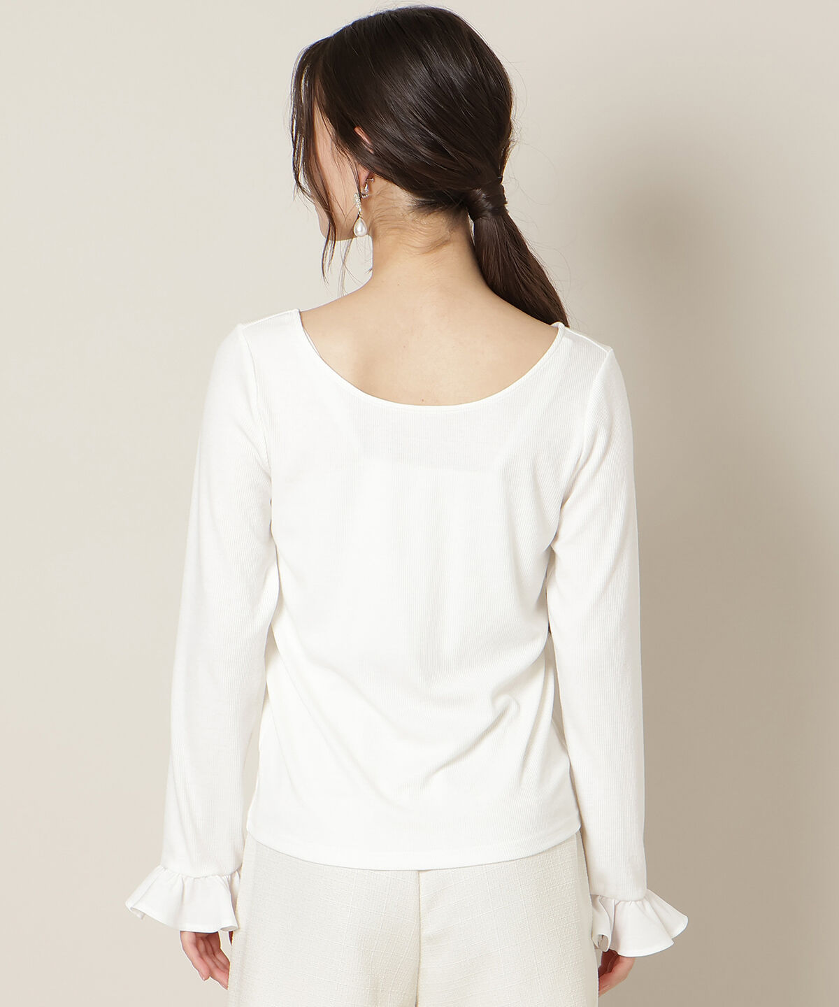 WILLSELECTION「フリルカフスインナートップス」|Tシャツ・カットソー|