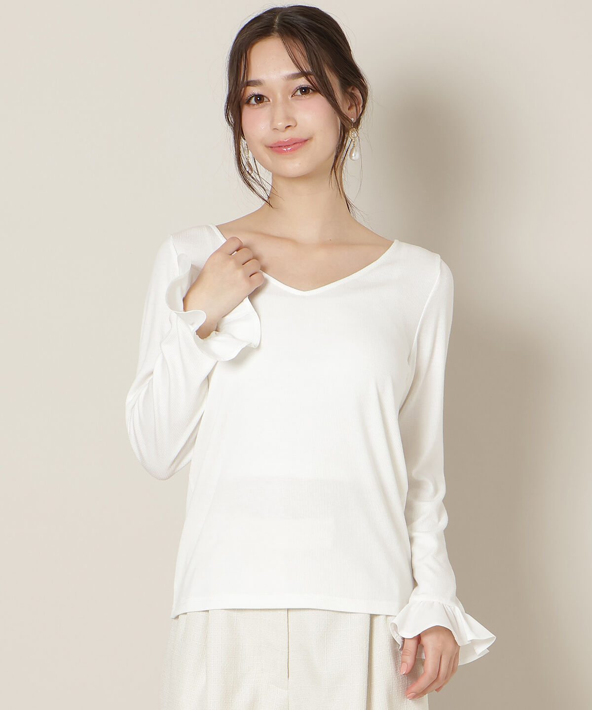 WILLSELECTION「フリルカフスインナートップス」|Tシャツ・カットソー|