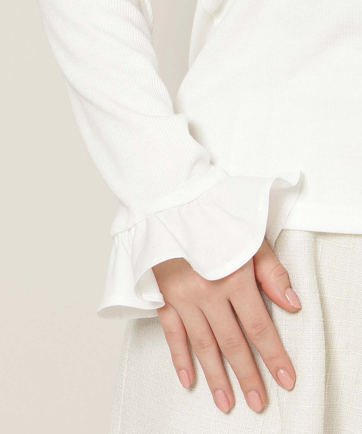WILLSELECTION「フリルカフスインナートップス」|Tシャツ・カットソー|
