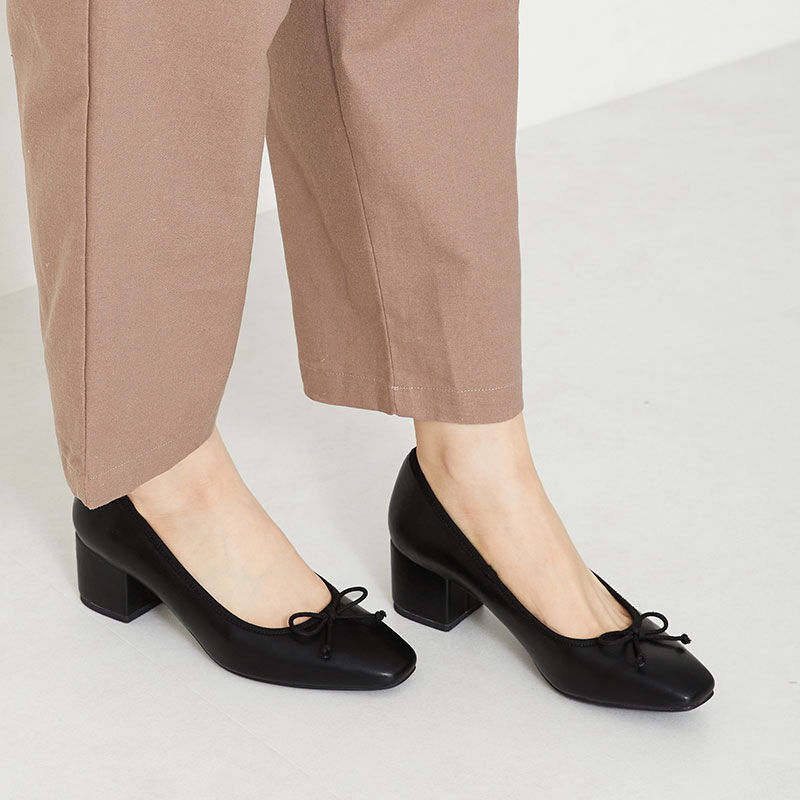 WA Oriental TRaffic「【定番】ヒールバレエパンプス/32102　人気　売れてる　シンプル　トレンド」|パンプス|