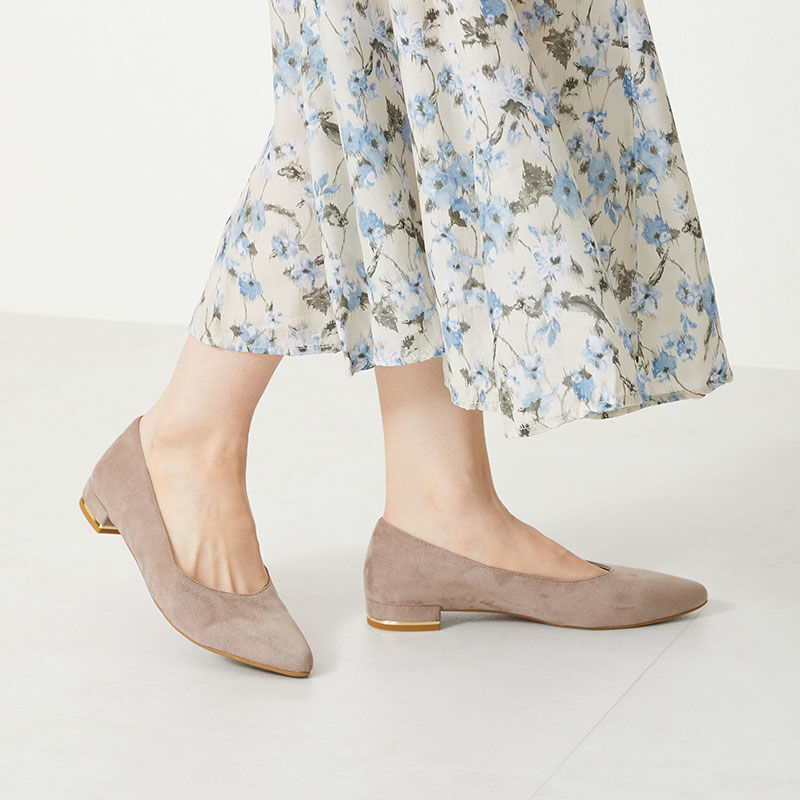 WA Oriental TRaffic「メタリックラインプレーンパンプス/32113」|パンプス|BEIGE