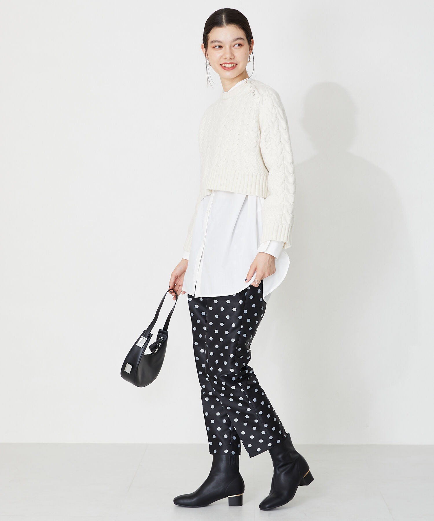 ORiental TRaffic「ソフトレザー メタリックライン ブーツ /31409 柔らかい 履き口に隠しゴム付き」|ショートブーツ|