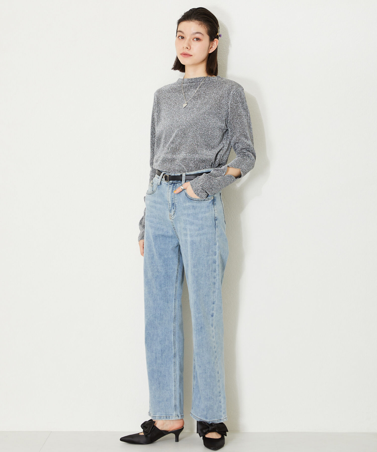 ORiental TRaffic「リボンミュールパンプス/41109」|パンプス|