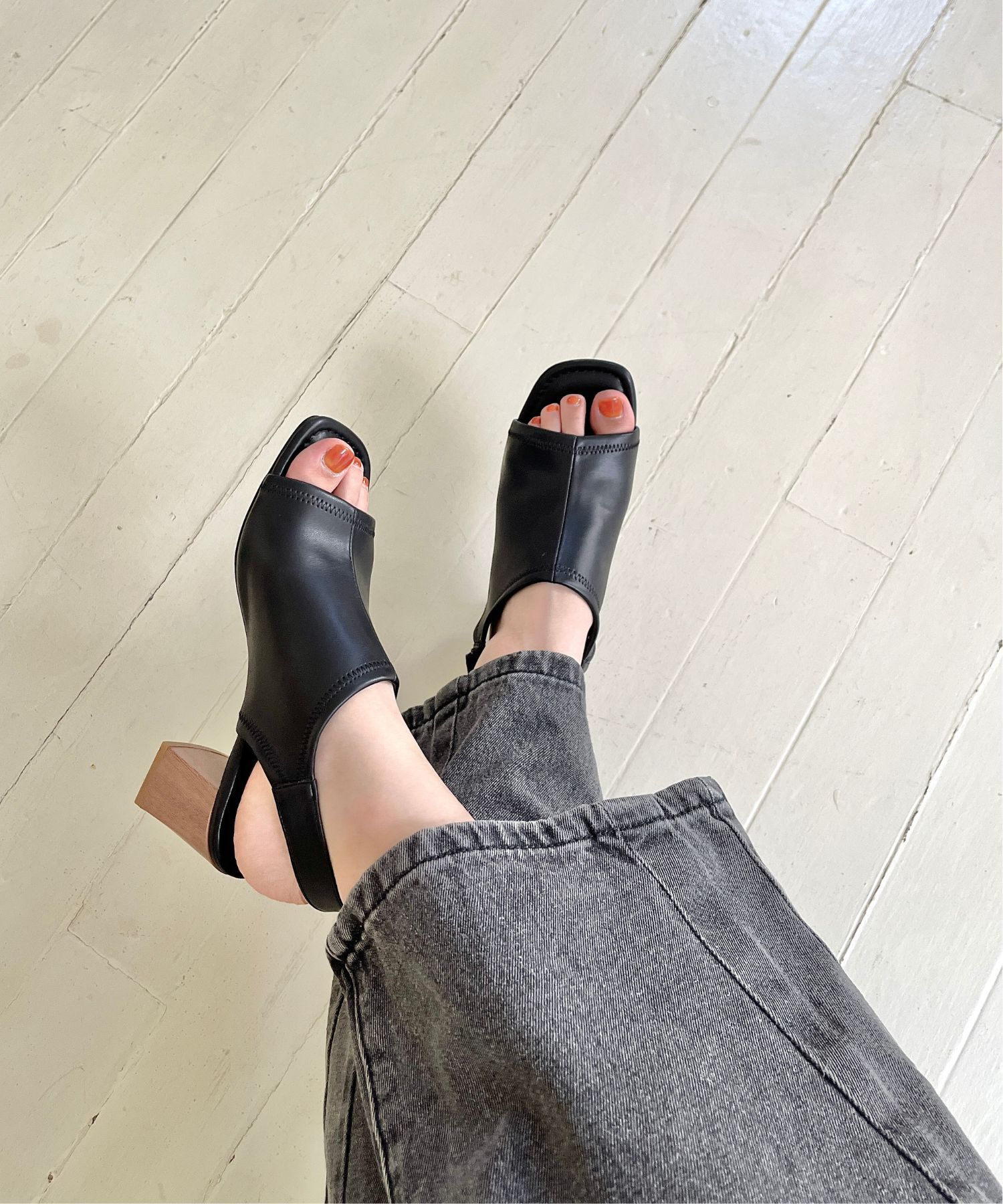 ORiental TRaffic「甲深ソフトレザーサンダル/41203」|サンダル|