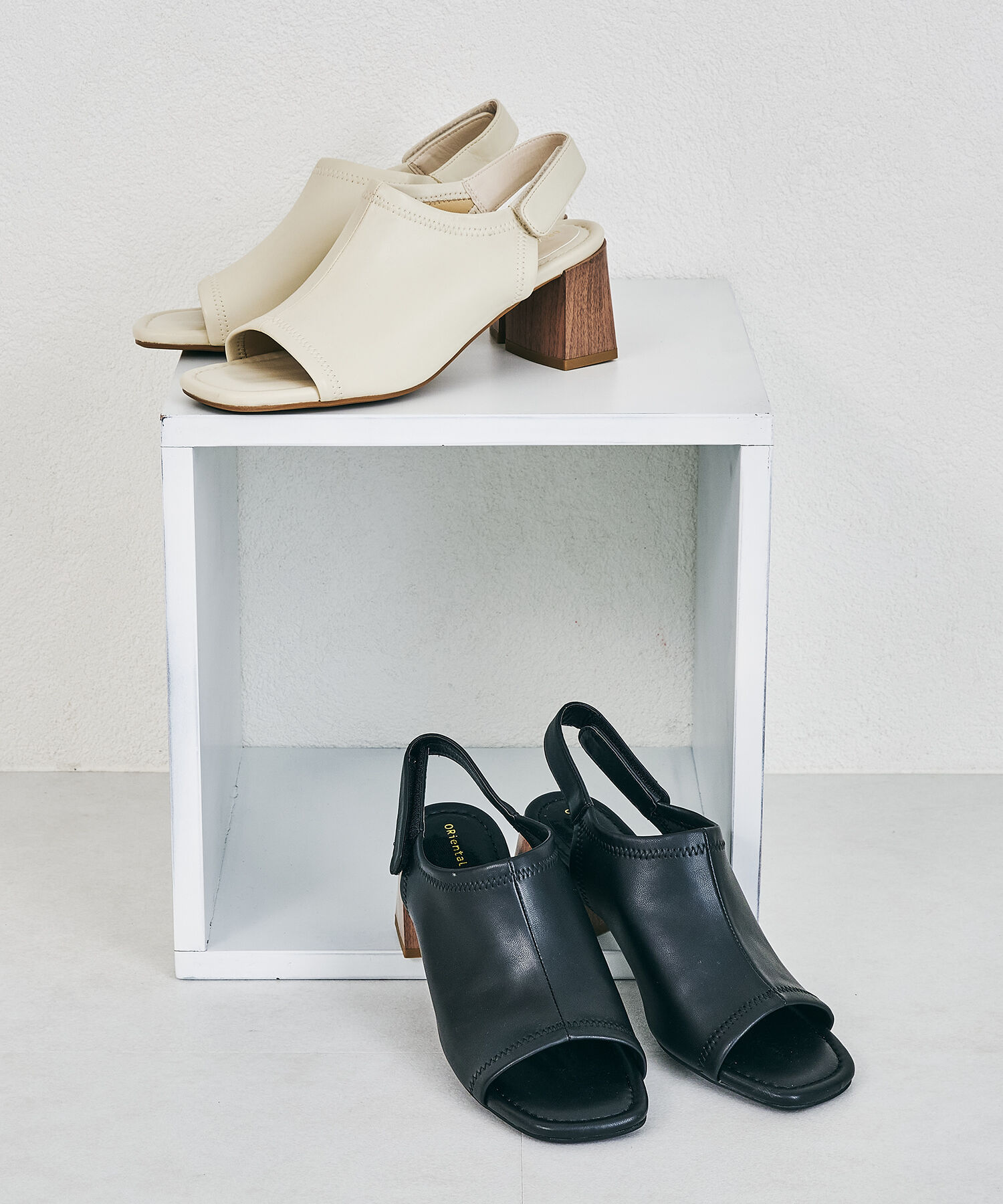 ORiental TRaffic「甲深ソフトレザーサンダル/41203」|サンダル|WHITE