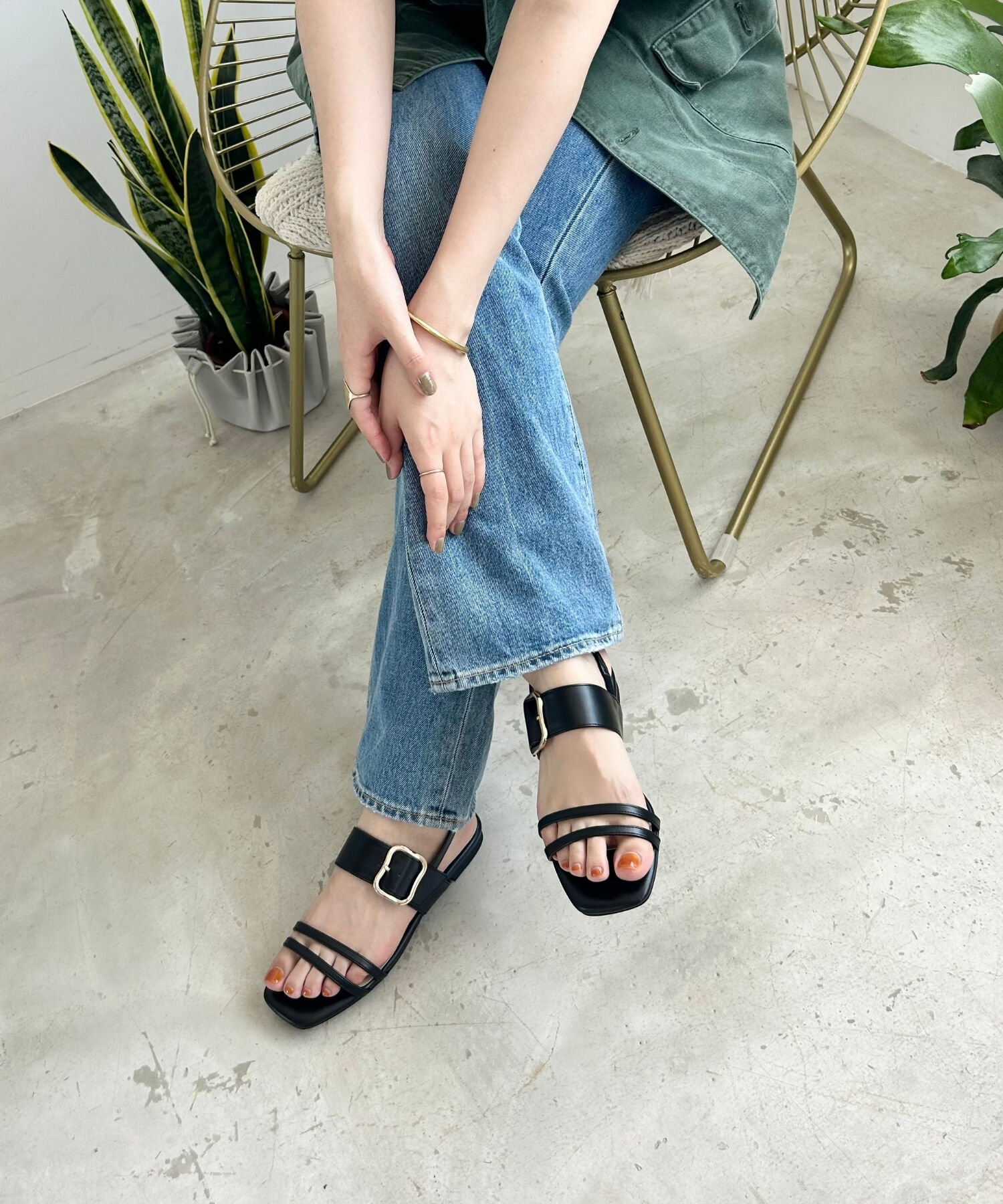 WA Oriental TRaffic「ベルトストラップフラットサンダル/42209」|サンダル|