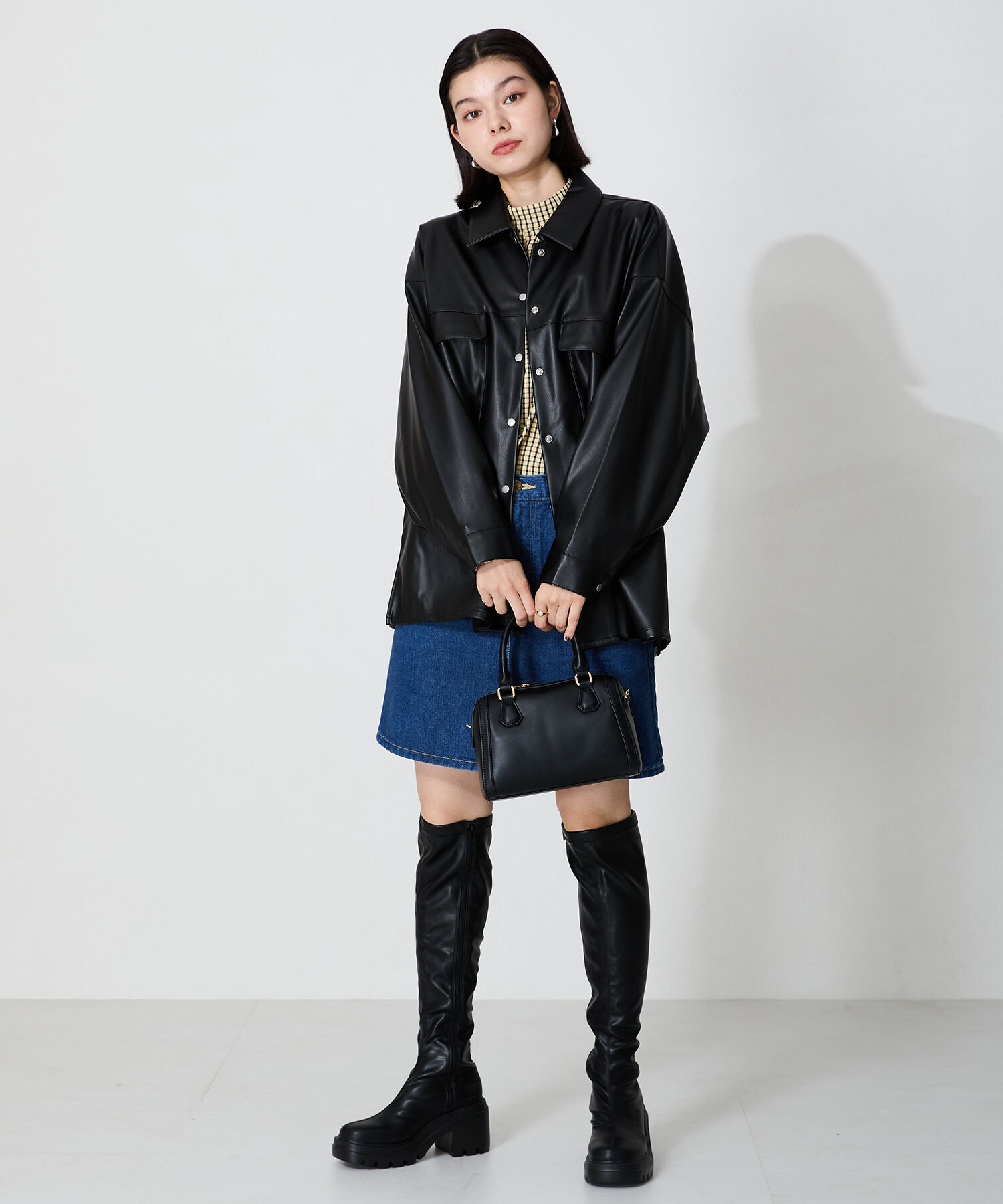 ORiental TRaffic「ストレッチニーハイブーツ/41505 ロング ヒール8.5ｃｍ」|ロングブーツ|