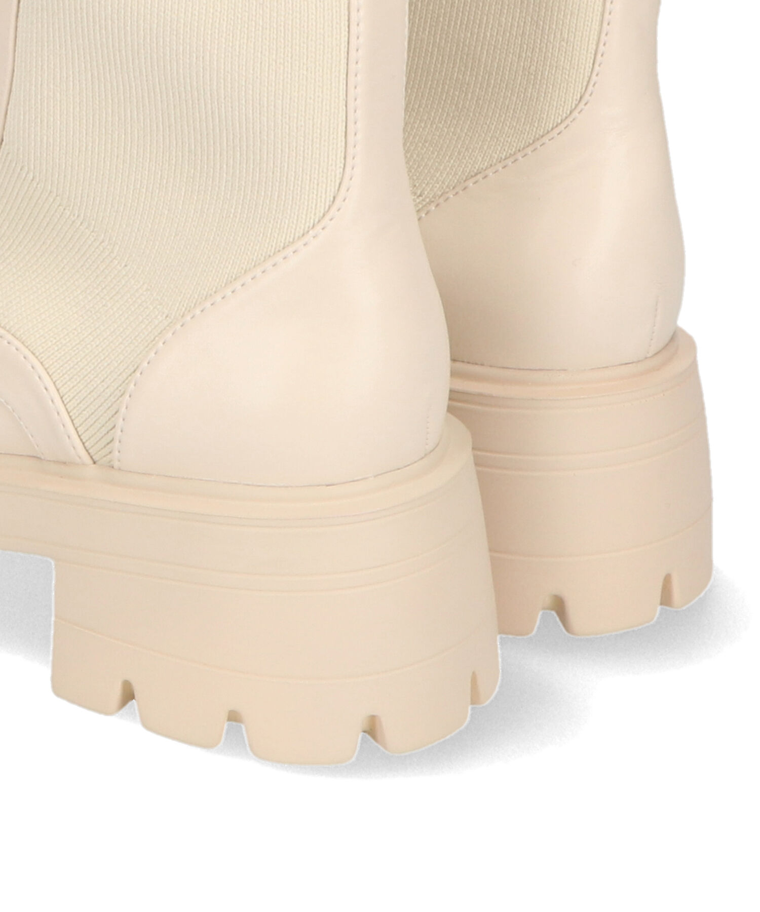 ORiental TRaffic「ニット ソックス レースアップブーツ/41431 厚底 柔らかい」|ショートブーツ|