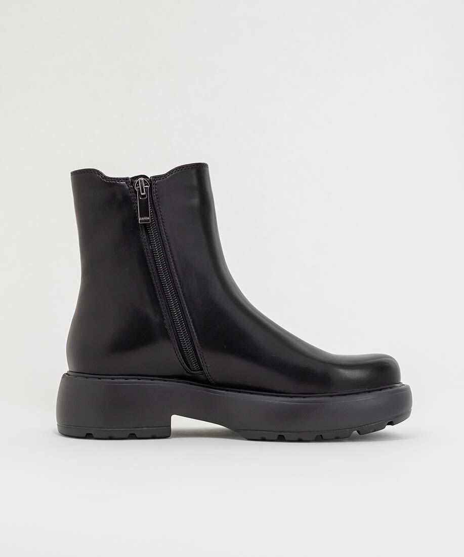  「ボリュームソールベーシックサイドゴアブーツ」|ショートブーツ|