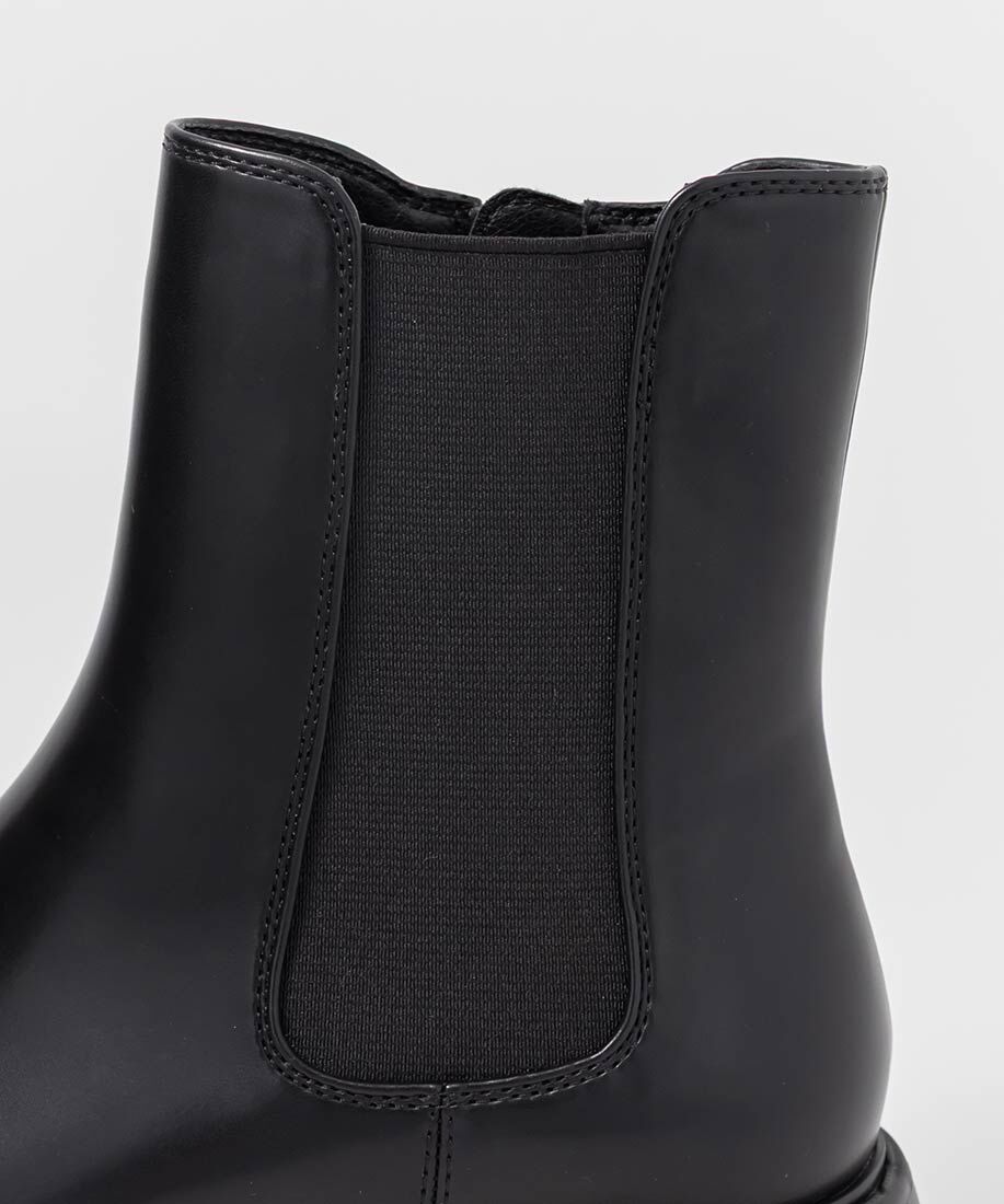  「ボリュームソールベーシックサイドゴアブーツ」|ショートブーツ|