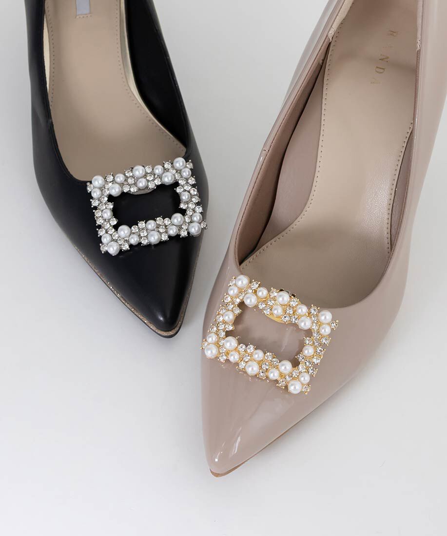  「パールビジューシューズクリップ」|パンプス|