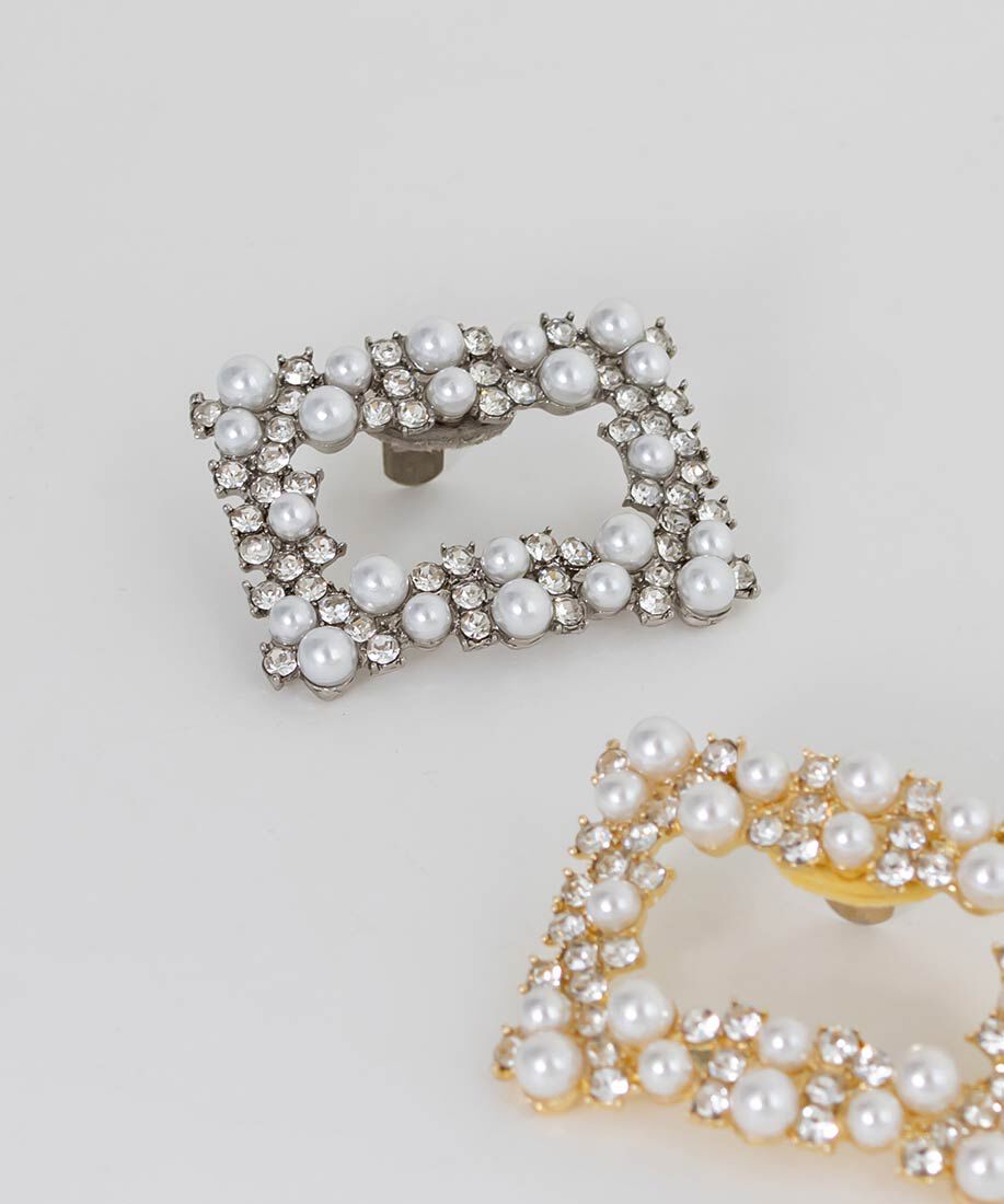  「パールビジューシューズクリップ」|パンプス|