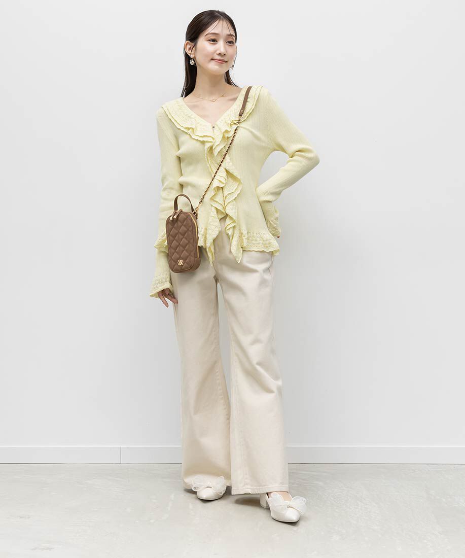  「2WAY シアーリボンチャンキーヒールパンプス」|パンプス|