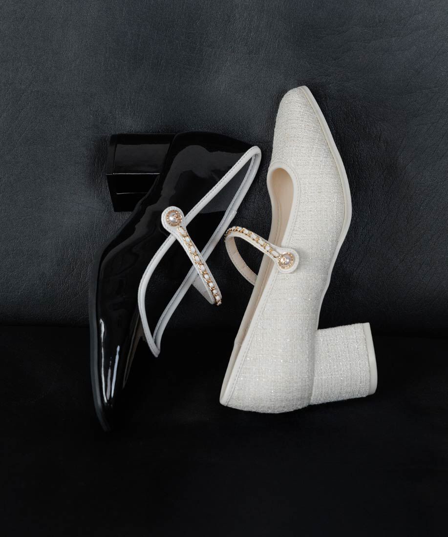  「チェーンストラップメリージェーンパンプス」|パンプス|