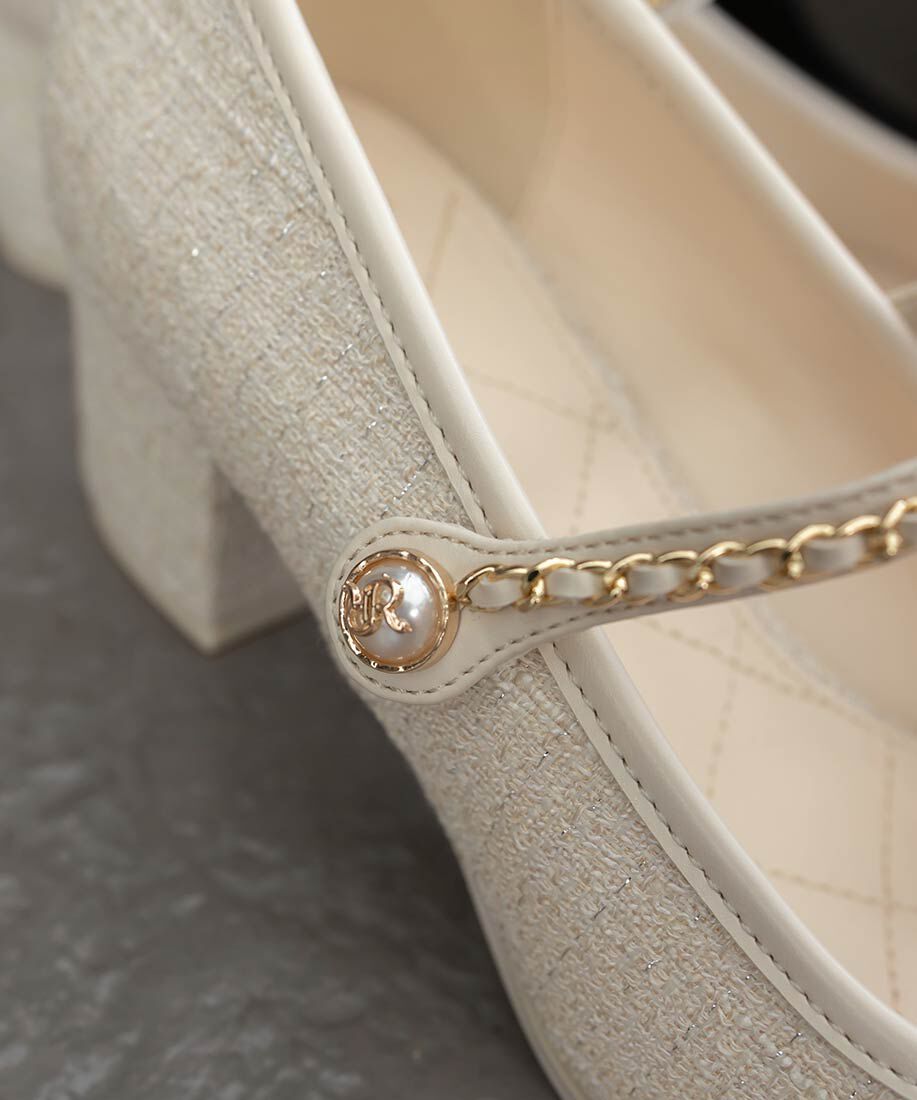  「チェーンストラップメリージェーンパンプス」|パンプス|