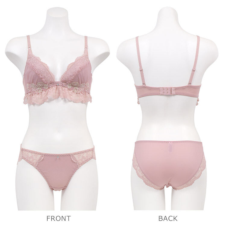 intesucre「アンテシュクレ 毎日フィットブラ Wパッドボリュームタイプ ブラセット IBT378S」|インナー|