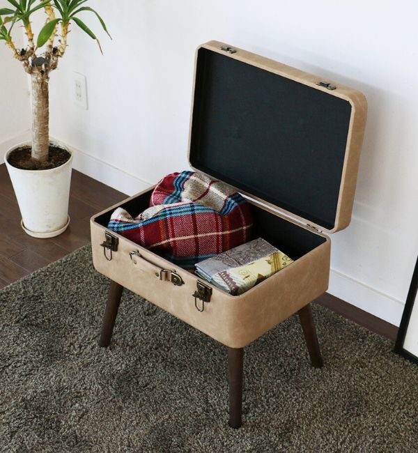 B-COMPANY「おしゃれに収納　Pickトランクスツール」|アート|