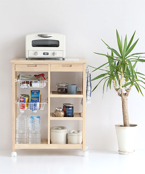  「キッチンで大活躍！ Soupバスケットワゴン」|食器・キッチングッズ|