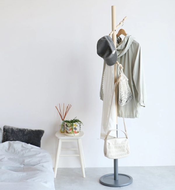 B-COMPANY「2WAY B-three ポールハンガー」|トイレタリー・ランドリーグッズ|