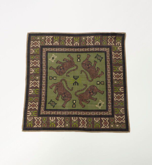 UNITED ARROWS「ADAMLEY アニマル ポケットチーフ」|ハンカチ|