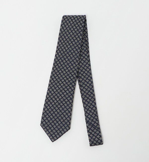 UNITED ARROWS「フォサッティ ネイビー ジャガード ネクタイ」|ネクタイ・蝶ネクタイ|NAVY