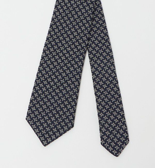 UNITED ARROWS「フォサッティ ネイビー ジャガード ネクタイ」|ネクタイ・蝶ネクタイ|