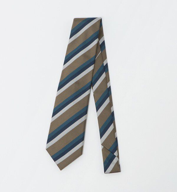 UNITED ARROWS「フォサッティ カラー レジメンタル ネクタイ」|ネクタイ・蝶ネクタイ|BEIGE