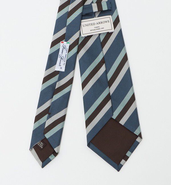 UNITED ARROWS「フォサッティ カラー レジメンタル ネクタイ」|ネクタイ・蝶ネクタイ|