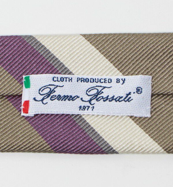 UNITED ARROWS「フォサッティ カラー レジメンタル ネクタイ」|ネクタイ・蝶ネクタイ|