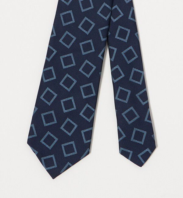 UNITED ARROWS「カラー スクエア ジャガード ネクタイ」|ネクタイ・蝶ネクタイ|