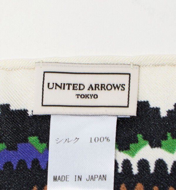 UNITED ARROWS「プリント ポケットチーフ」|ハンカチ|