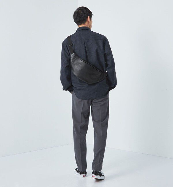 UNITED ARROWS green label relaxing「GLR レザー ファンクショナル スリングバッグ」|ショルダー・メッセンジャー|