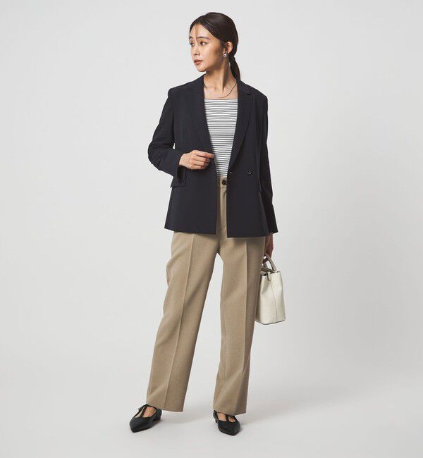 UNITED ARROWS green label relaxing「［size SHORTあり］パウドレ ダブル ジャケット ウォッシャブル ストレッチ」|テーラードジャケット|