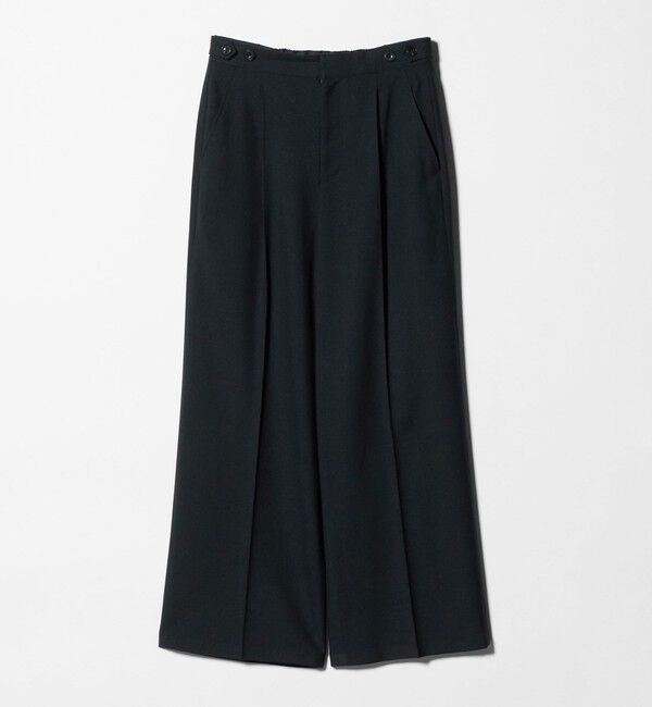 UNITED ARROWS green label relaxing「ラミーブレンド ワイド パンツ」|チノ|