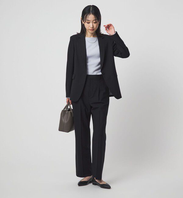 UNITED ARROWS green label relaxing「［size SHORT/TALLあり］カチリラ ストレート パンツ ウォッシャブル ストレッチ」|スラックス|