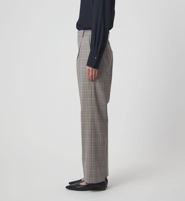 UNITED ARROWS green label relaxing「［size SHORT/TALLあり］カチリラ ストレート パンツ ウォッシャブル ストレッチ」|スラックス|