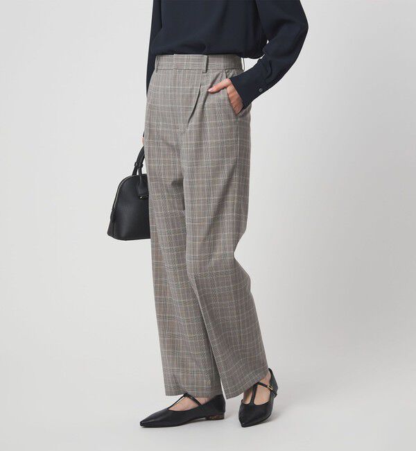 UNITED ARROWS green label relaxing「［size SHORT/TALLあり］カチリラ ストレート パンツ ウォッシャブル ストレッチ」|スラックス|