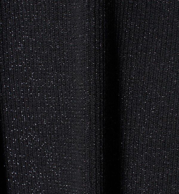 UNITED ARROWS green label relaxing「ラメ リブ クルーネック ニット プルオーバー」|ニット・セーター|