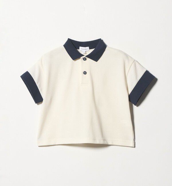 UNITED ARROWS green label relaxing「バイカラー カノコポロシャツ / キッズ  100cm-160cm」|ポロシャツ|