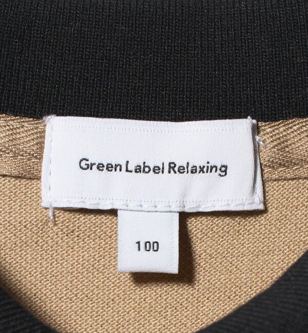 UNITED ARROWS green label relaxing「バイカラー カノコポロシャツ / キッズ  100cm-160cm」|ポロシャツ|