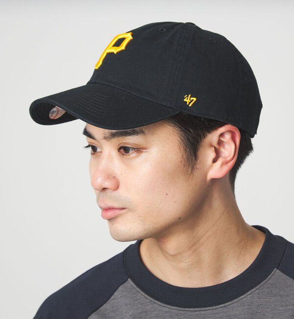 UNITED ARROWS green label relaxing「＜47＞クリーンナップ MLB キャップ」|キャップ・キャスケット|BLACK